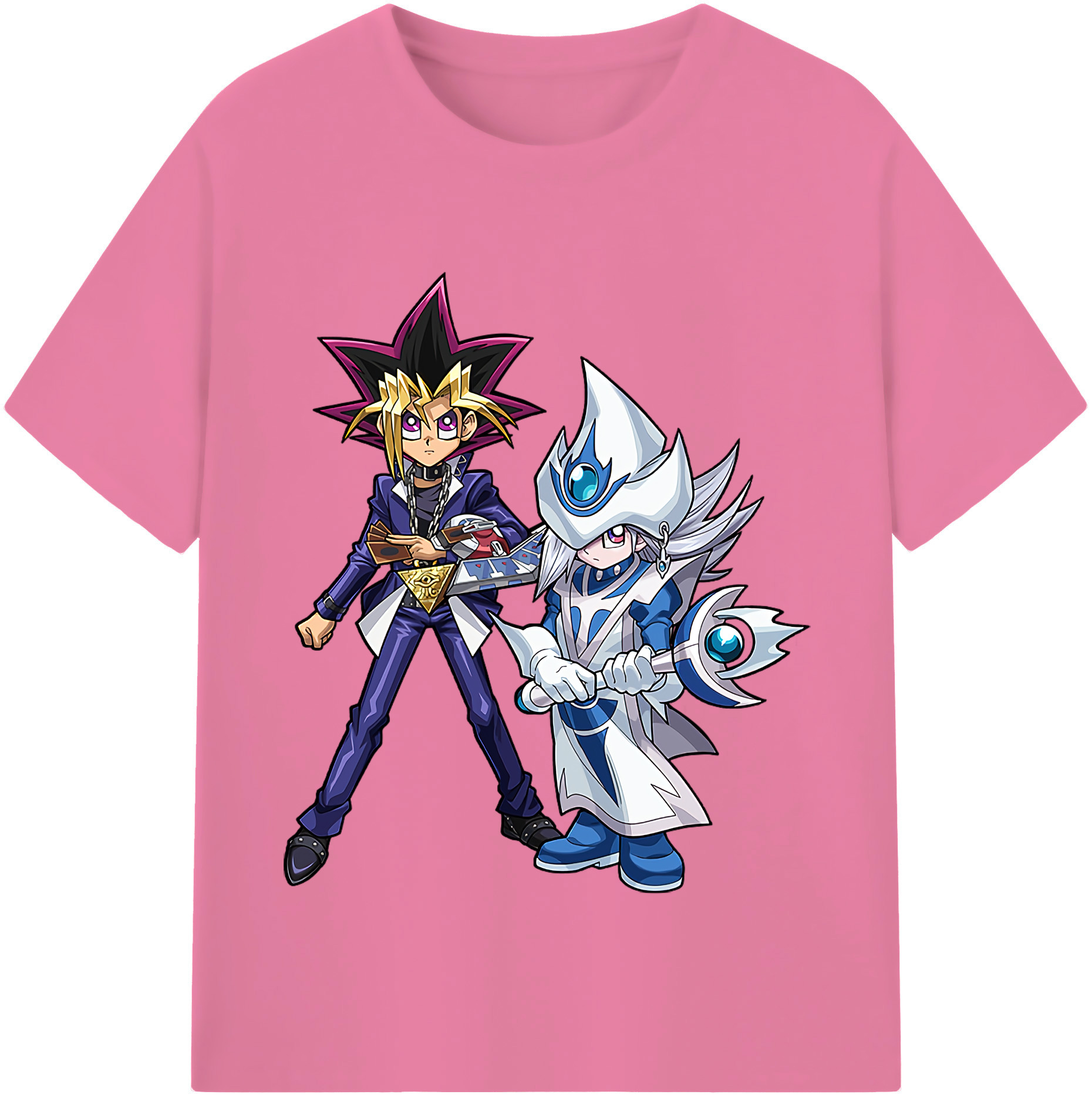 （画像用） 遊☆戯☆王 Yu-Gi-Oh! 綿100％半袖Tシャツ（フロントプリント）